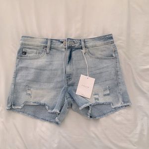 Kancan Light Denim Shorts - Vici
